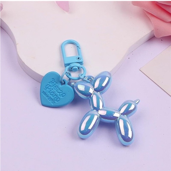 Other - Blue Balloon Dog Keychain